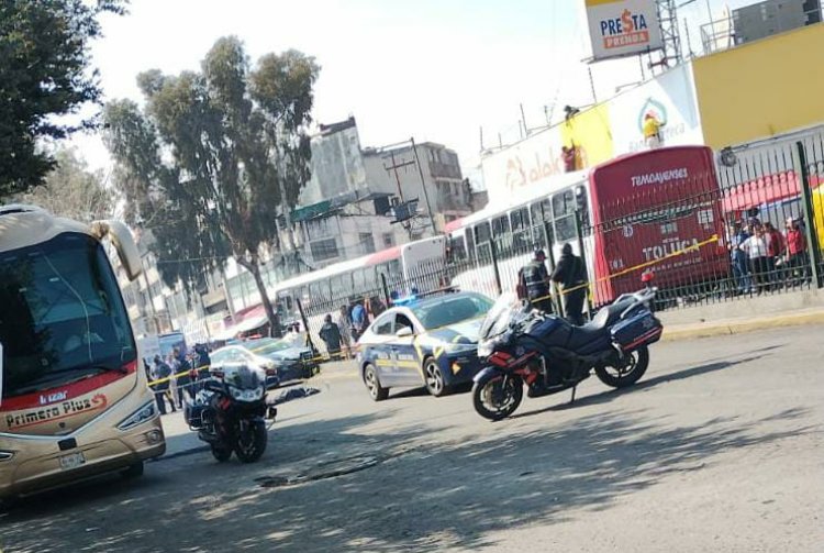 Autobús atropella a mujer en Toluca
