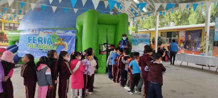 Feria del Agua en Tecámac; niños aprenden a cuidar el vital líquido