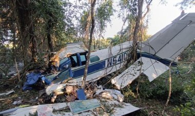 Se desploma avioneta en Puerto Vallarta; hay dos heridos