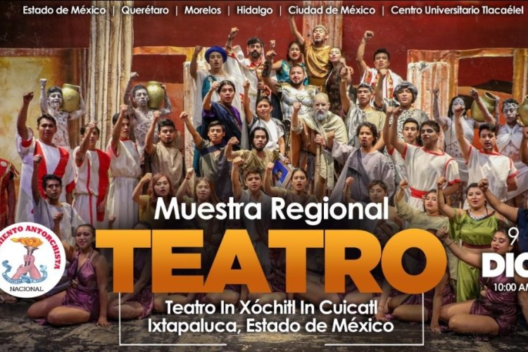 Lista CDMX para puesta en escena en Muestra de Teatro del Regional Centro I
