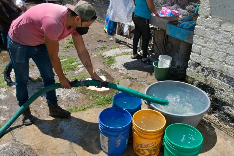 Nueve colonias de Neza están sin agua potable
