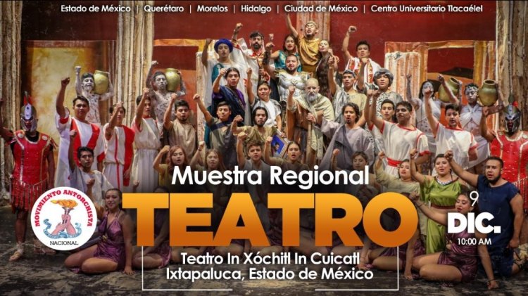Lista CDMX para puesta en escena en Muestra de Teatro del Regional Centro I