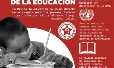 Crisis educativa en México en Día Internacional de la Educación