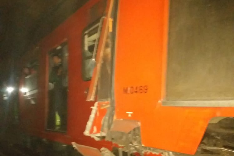 Choque de trenes en Línea 3 del Metro deja un muerto