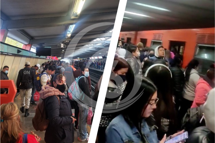 Se desata caos en la Línea 3 y 4 del Metro de la CDMX