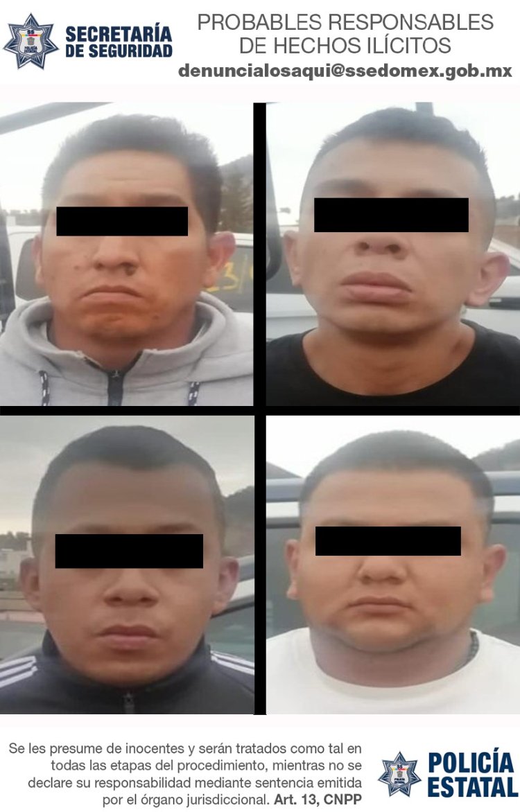 Detienen a supuestos miembros de la Familia Michoacana por robo de autos
