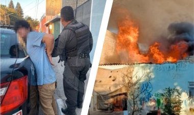 Hombre golpea a su madre discapacitada y quema su casa en Guadalajara
