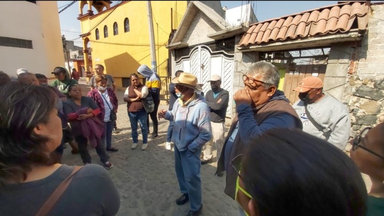 Habitantes de Mixquic exigen solución al problema de falta de agua potable