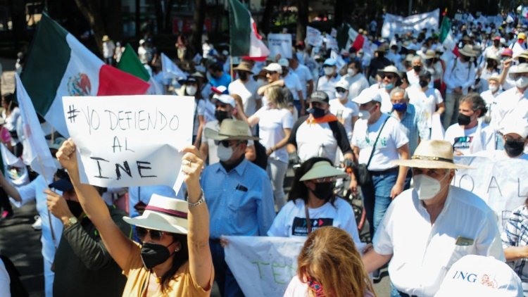 Llaman a marcha en defensa del INE en SLP