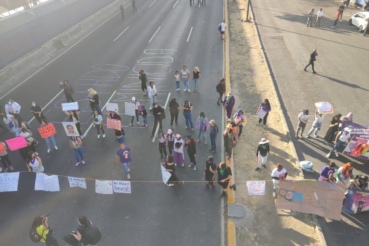 La periferia resiste: protestan feministas de la zona oriente del Valle de México