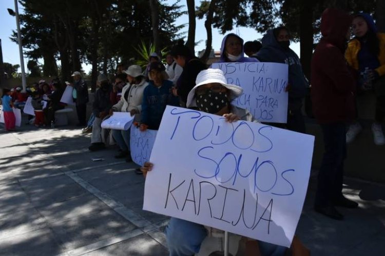 Manifestantes en Nicolás Romero; exigen justicia por caso de tortura