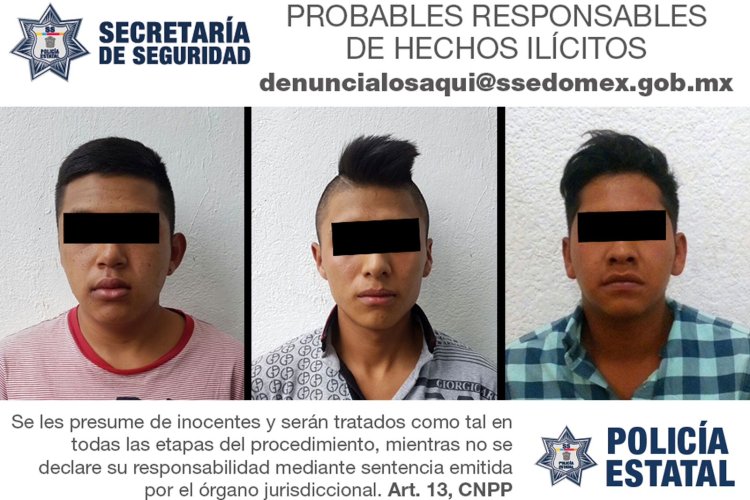 Narcomenudistas son detenidos en Chalco