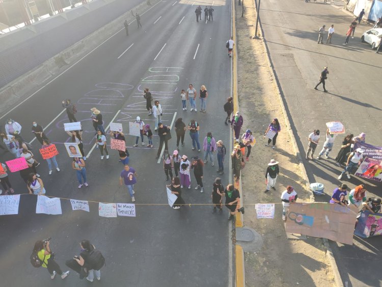 La periferia resiste: protestan feministas de la zona oriente del Valle de México