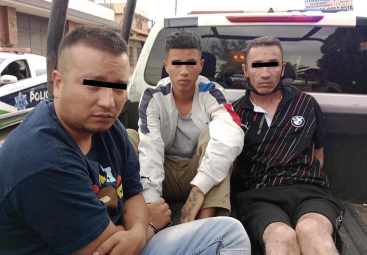Guardia Civil de Tecámac detiene a cinco presuntos delincuentes; tres de origen colombiano