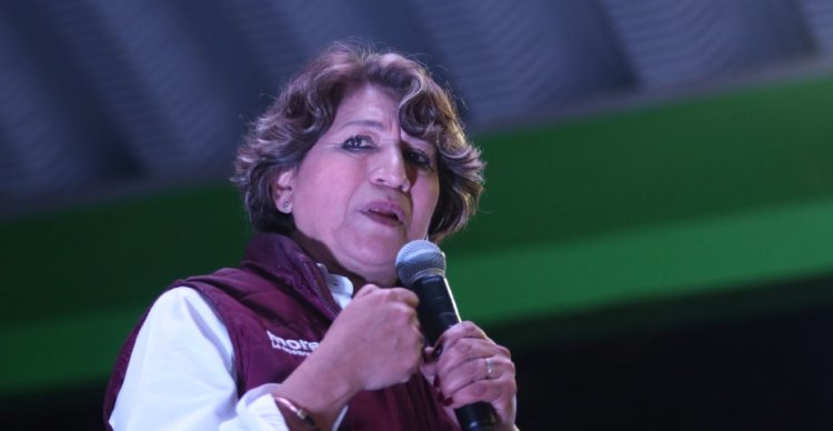 Acusan que Delfina Gómez depende de “un grupo de hombres” para poder hablar