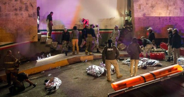 Reclaman a Morena por tragedia de 39 migrantes muertos por incendio en Ciudad Juárez