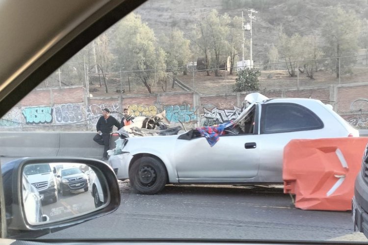 Accidente fatal en la México-Puebla deja un muerto y varios heridos