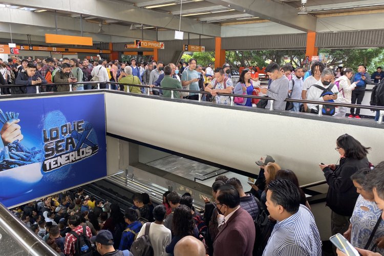 Reportan nueva falla en el metro de la CDMX, ahora en línea 7