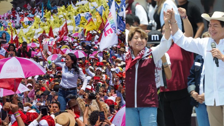 Inician cierres de campaña en la capital mexiquense rumbo a la jornada electoral del 4 de junio