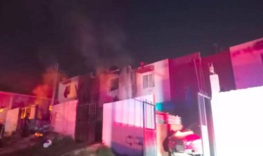 Muere mujer y sus dos hijos durante incendio en Pachuca, Hidalgo