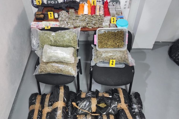 Aseguran más de 40 kilos de droga en inmueble del Estado de México
