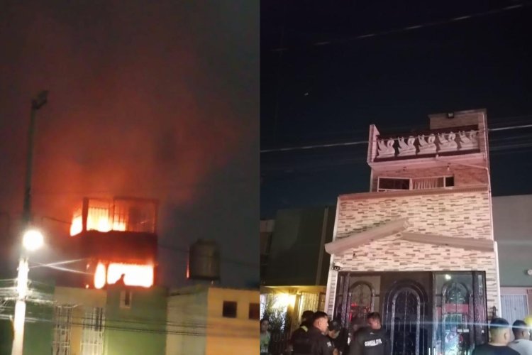 Mascotas quedan atrapadas en fuerte incendio en Tecámac, Edomex