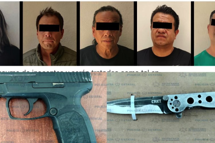 Detienen a cinco presuntos secuestradores en Ecatepec, Edomex