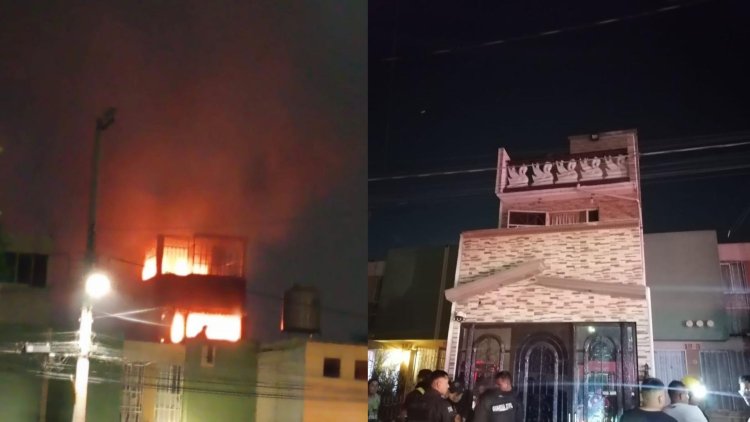 Mascotas quedan atrapadas en fuerte incendio en Tecámac, Edomex