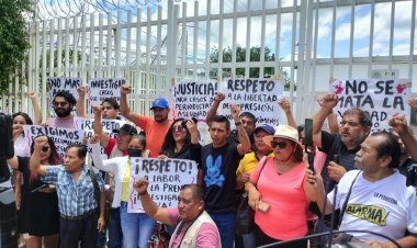 Protestan periodistas en Chilpancingo, Guerrero, tras asesinato del comunicador Nelson Matus