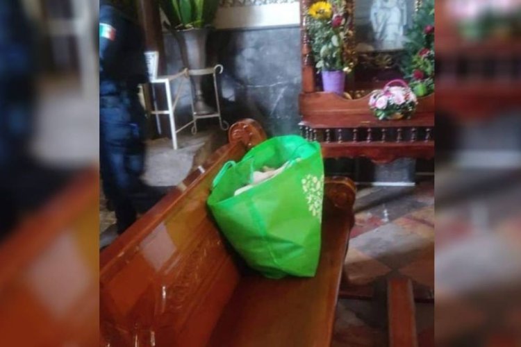 Abandonan a bebé dentro de una iglesia de Tlaxcala