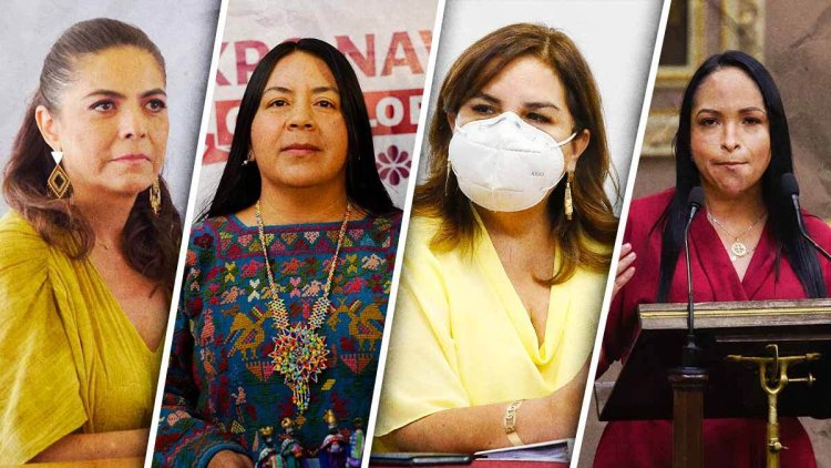 Mujeres barbosistas firmes en el Gobierno de Puebla pese a cambios.