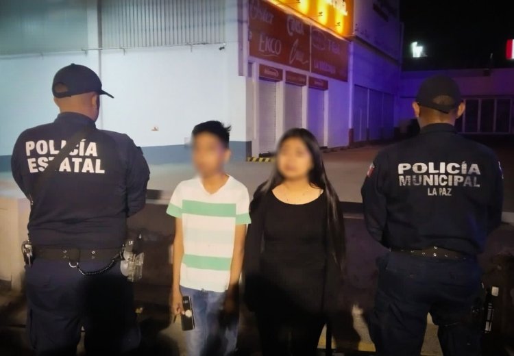 Policía Municipal de La Paz y Policía Estatal, recuperan a dos menores de edad que fueron reportados como desaparecidos en el municipio de Chimalhuacán