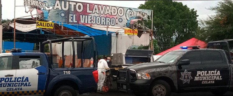 Ataque armado en autolavado de Celaya, Guanajuato, deja tres muertos