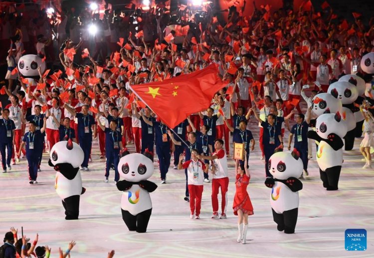Galería: Ceremonia de apertura de los XXXI Juegos Mundiales Universitarios de la FISU en Chengdu