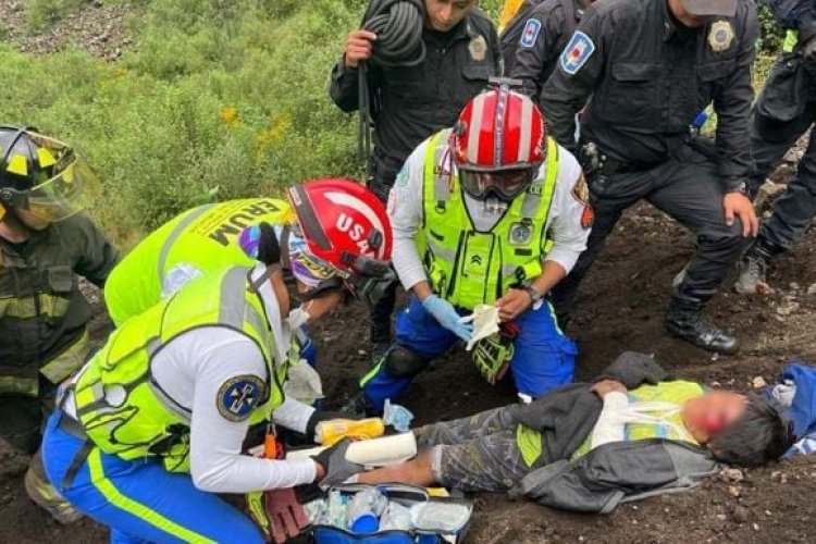 Niño de ocho años cae en cráter del volcán de Xitle, en la CDMX