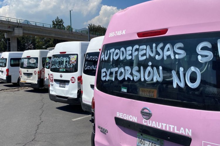 Transportistas del Estado de México crean autodefensas para prevenir extorsiones y abusos