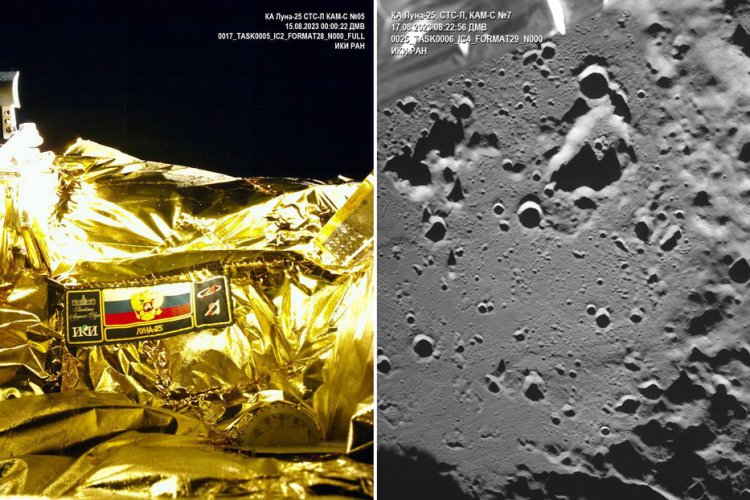 Sonda Luna-25 se estrella contra superficie lunar