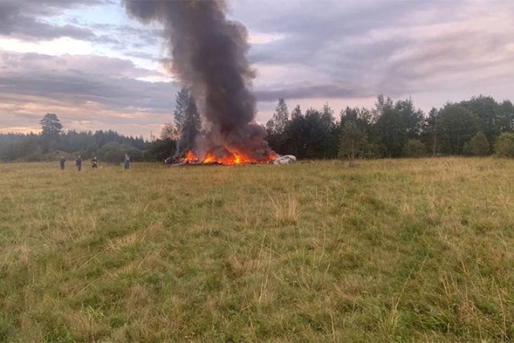 Avión donde presuntamente viajaba líder del grupo Wagner cae en la región rusa de Tver