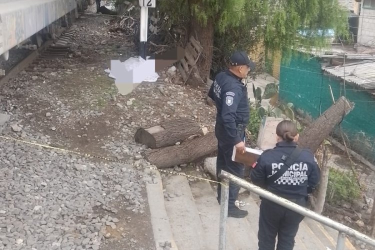 Muere mujer atropellada por el tren en Tlalnepantla, Edomex