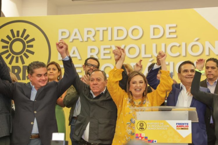 Continua la escisión del Frente Amplio; PRD respaldará a Xóchitl Gálvez
