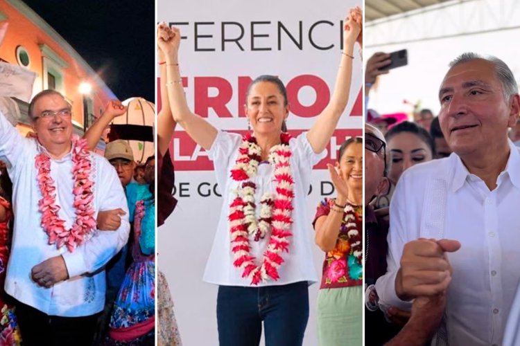 Corcholatas de AMLO llevan a cabo cierre de precampañas a la candidatura de Morena