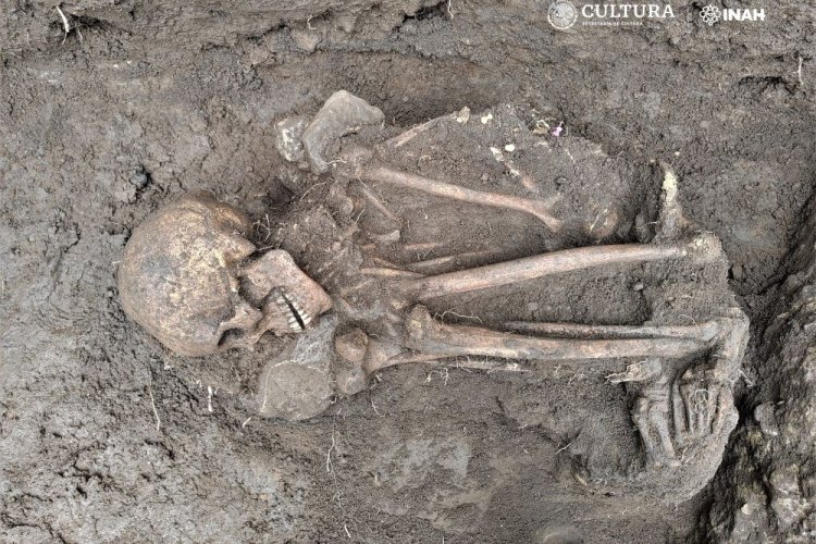 Hallazgo en Morelos, encuentran entierro prehispánico de mujer que vivió hace más de mil años