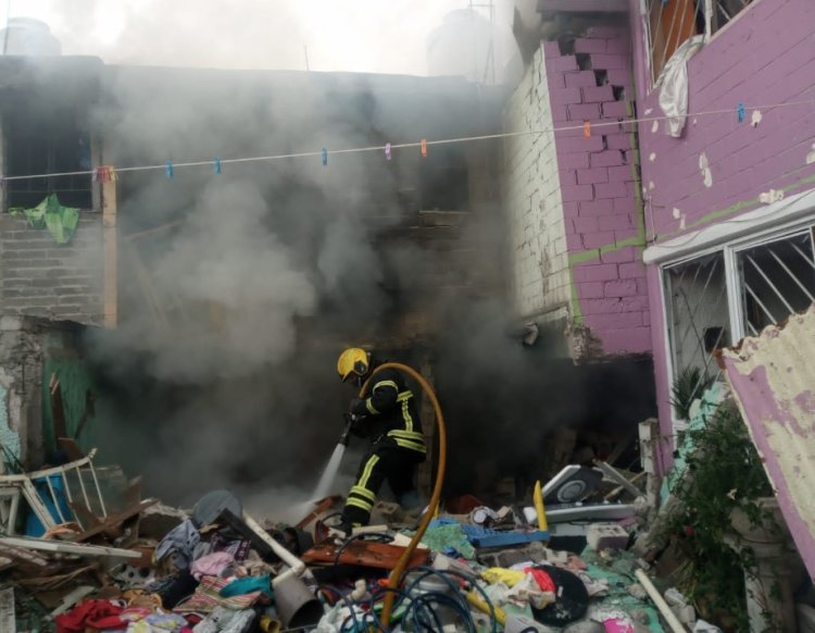 Explosión en Nezahualcóyotl, Edomex, deja tres heridos