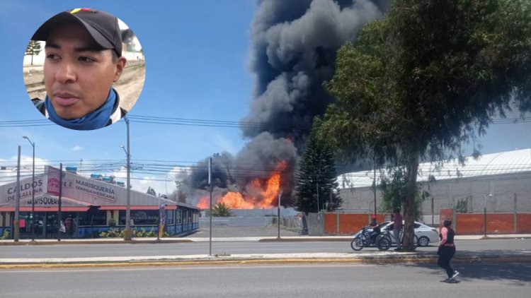 Policías de Chimalhuacán golpean a periodista mientras cubría incendio en Chicoloapan, Edomex