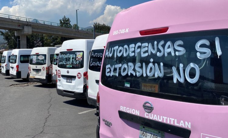 Transportistas del Estado de México crean autodefensas para prevenir extorsiones y abusos