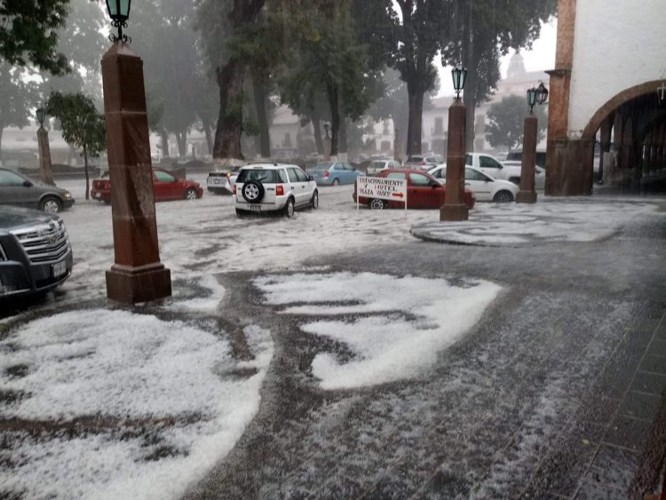 Fuertes lluvias afectan a Morelia