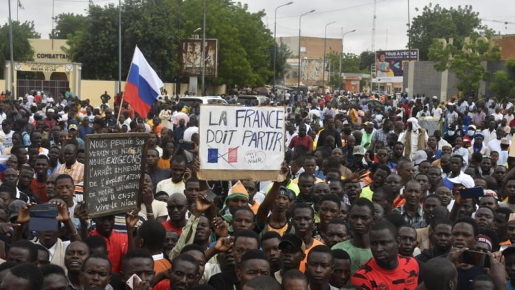 Protestas contra Francia y la CEDEAO en Níger