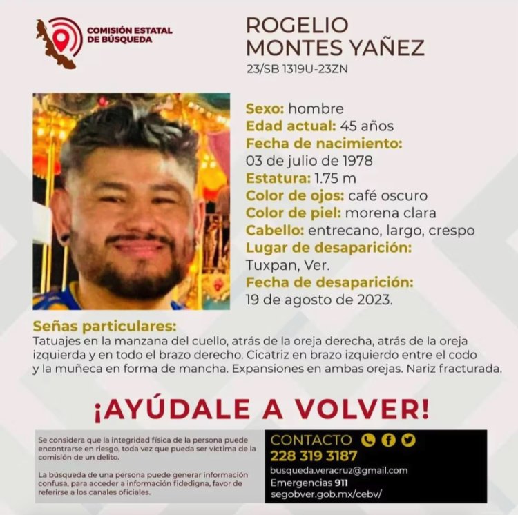 Desaparece Rogelio Montes, integrante de Grupo Palomo en Veracruz