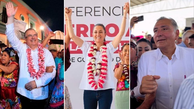Corcholatas de AMLO llevan a cabo cierre de precampañas a la candidatura de Morena