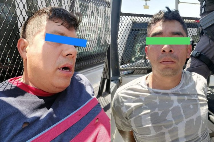Detienen a dos ladrones en Tecámac, Edomex; habrían robado 85 mil pesos